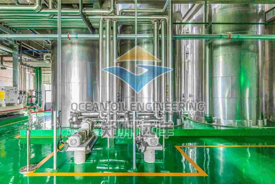 原材料 綿種 食用油精製工場 3 段階 容量 10-5000 TPD