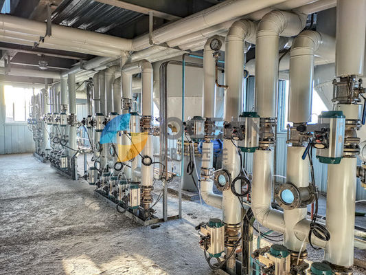 食用油のフル オートの化学精錬1000-1500トン/日