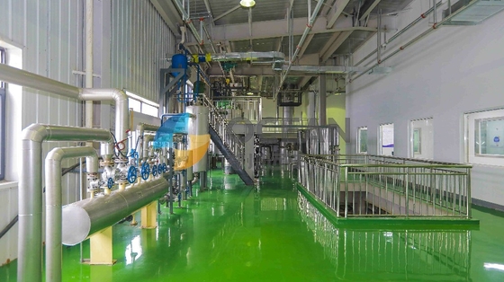 フル オートの化学精製所植物は植物料理油の精製所突き出た